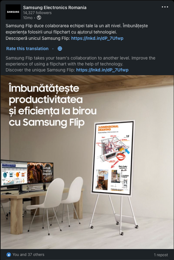 Samsung Flip takes your team's collaboration to another level