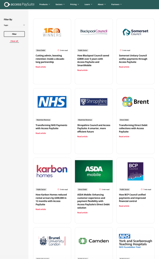 Access Paysuite Customer Stories