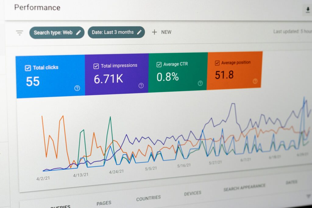SEO dashboard